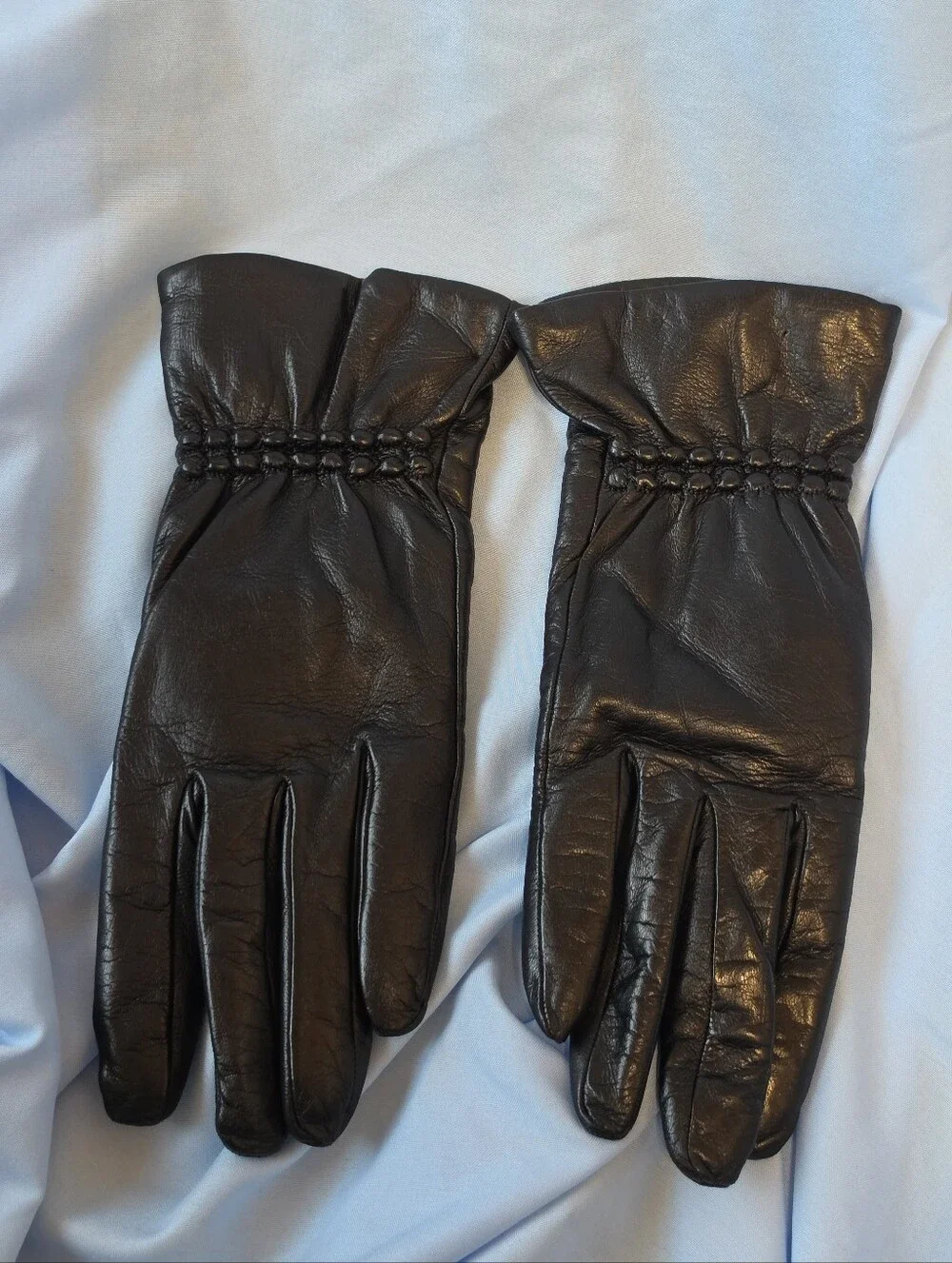 Vintage Monefusco Italian Leather and Cashmere Gloves
